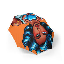 Afbeelding in Gallery-weergave laden, Pop Art Pin-Up Foldable Umbrella — Semi‑Automatic Compact Rain Parasol