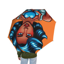 Afbeelding in Gallery-weergave laden, Pop Art Pin-Up Foldable Umbrella — Semi‑Automatic Compact Rain Parasol