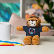 Load image into Gallery viewer, Blue Hearts and Red Diamonds Stuffed Animals with Tee