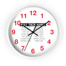 将图片加载到图库查看器,Say their names Wall clock
