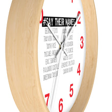 将图片加载到图库查看器,Say their names Wall clock