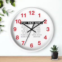 将图片加载到图库查看器,Say their names Wall clock