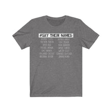 将图片加载到图库查看器,Say their names Tee