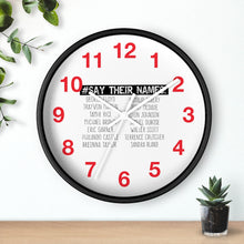 将图片加载到图库查看器,Say their names Wall clock