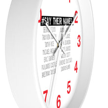 将图片加载到图库查看器,Say their names Wall clock