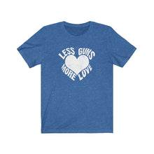 Afbeelding in Gallery-weergave laden, Less Guns More love Tee