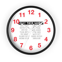 将图片加载到图库查看器,Say their names Wall clock
