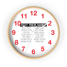 将图片加载到图库查看器,Say their names Wall clock