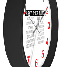 将图片加载到图库查看器,Say their names Wall clock