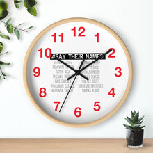 将图片加载到图库查看器,Say their names Wall clock