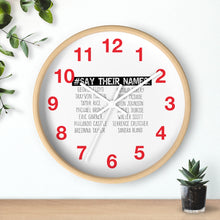 将图片加载到图库查看器,Say their names Wall clock