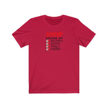 将图片加载到图库查看器,Stop killing my family Tee