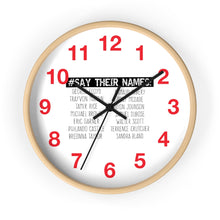 将图片加载到图库查看器,Say their names Wall clock