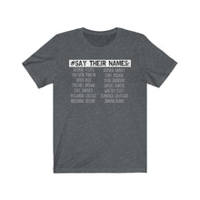将图片加载到图库查看器,Say their names Tee
