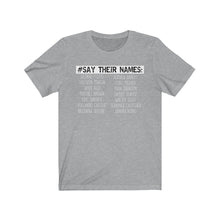 将图片加载到图库查看器,Say their names Tee
