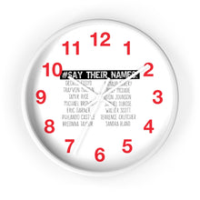 将图片加载到图库查看器,Say their names Wall clock