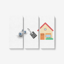 Afbeelding in Gallery-weergave laden, 3 Piece Canvas Wall Art for Living Room - Framed Ready to Hang 3x8"x18"