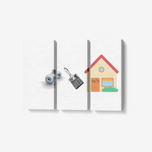 Afbeelding in Gallery-weergave laden, 3 Piece Canvas Wall Art for Living Room - Framed Ready to Hang 3x8"x18"